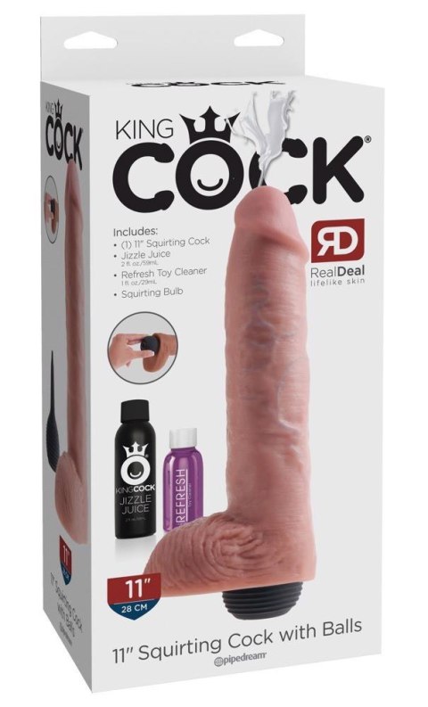 KC 11" Squirting Cock with Bal KC 11" Squirting Cock with Bal