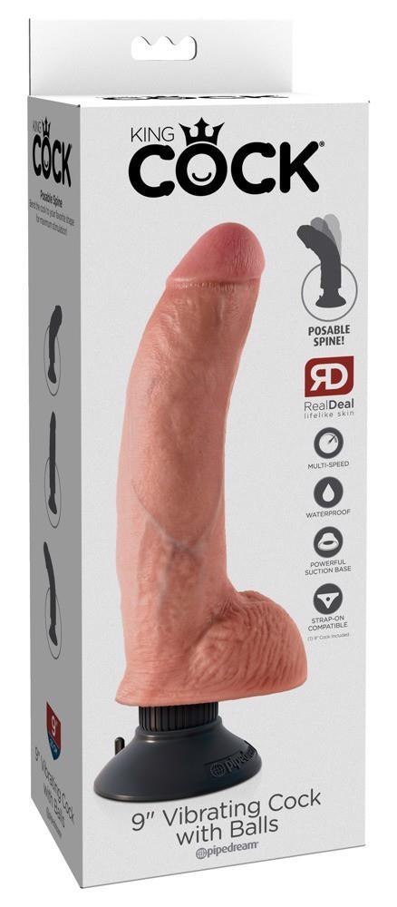 KC 9" Vibrating Cock with Ball KC 9" Vibrating Cock with Ball