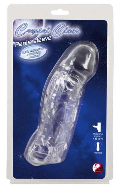 Crystal Clear Penis Sleeve wit Crystal Clear Penis Sleeve wit