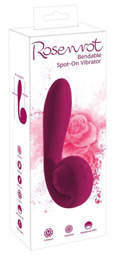 Rose Bendable Vibrator