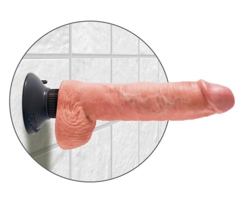 King Cock 10inch Vibr./w.balls King Cock 10inch Vibr./w.balls
