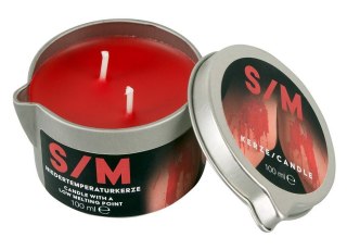 S/M Candle in a Tin red 100 g