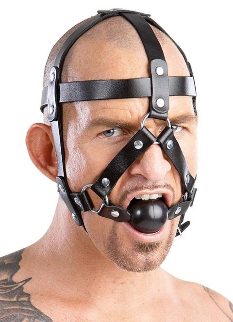 Leather Head Harness & Gag